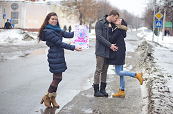 Заходите в парк на поцелуй!