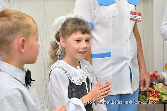 Новобранцы в белых халатах