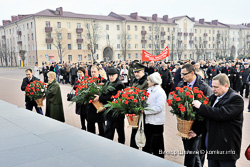 Годовщина Октябрьской революции в Бобруйске