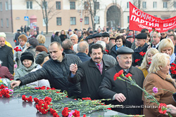 Годовщина Октябрьской революции в Бобруйске