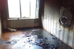 Загорелась комната в общежитии «Белшины»