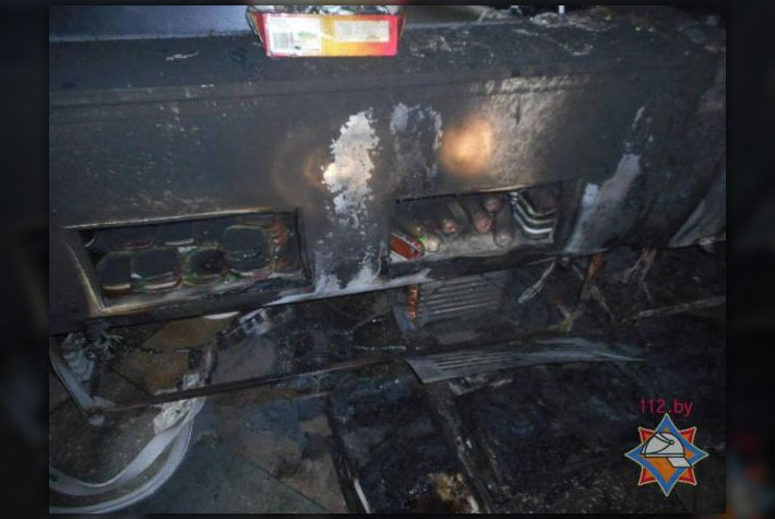 В Бобруйском районе ночью горел магазин