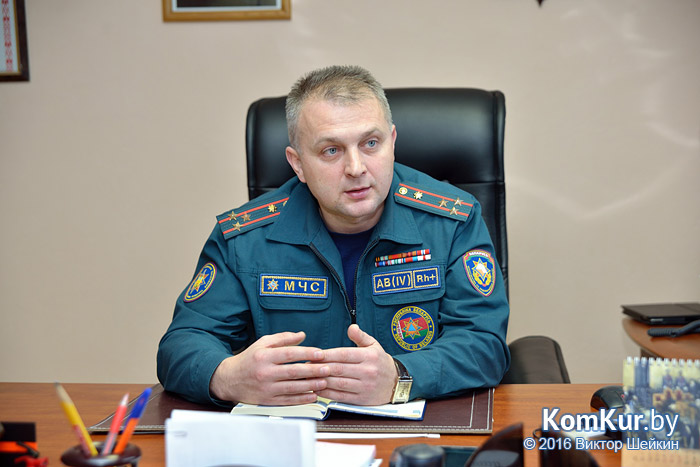Полковник Андрей Бабин: более тысячи боевых выездов ежегодно
