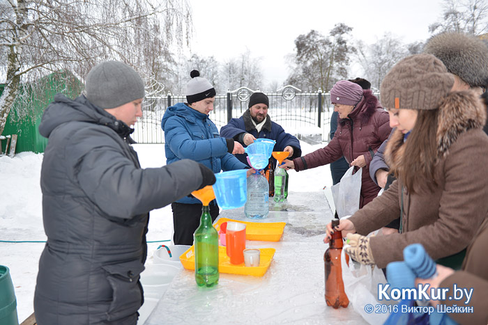 Утро Крещения Господня в Бобруйске, или Как бобруйчане в прорубь ныряли… 