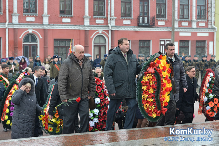 В Бобруйске почтили защитников Отечества
