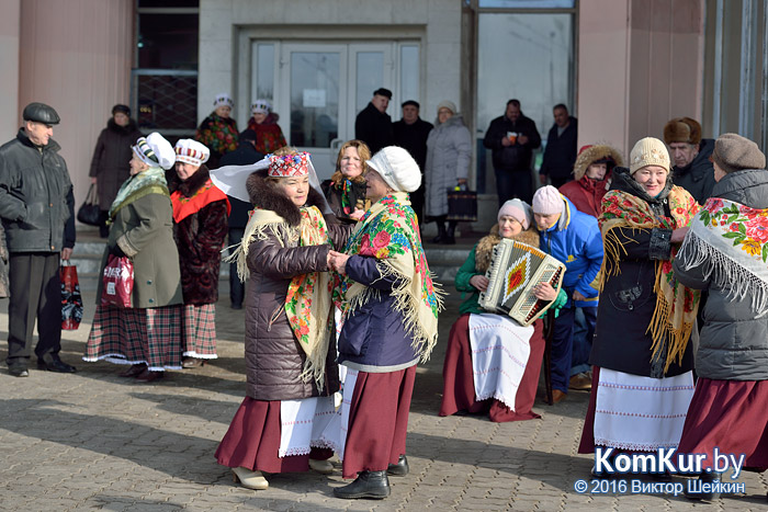 В Бобруйске на вокзале прошел концерт