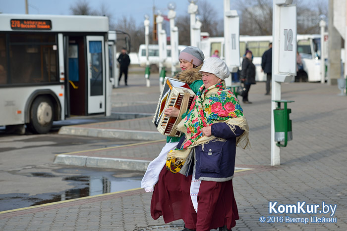 В Бобруйске на вокзале прошел концерт