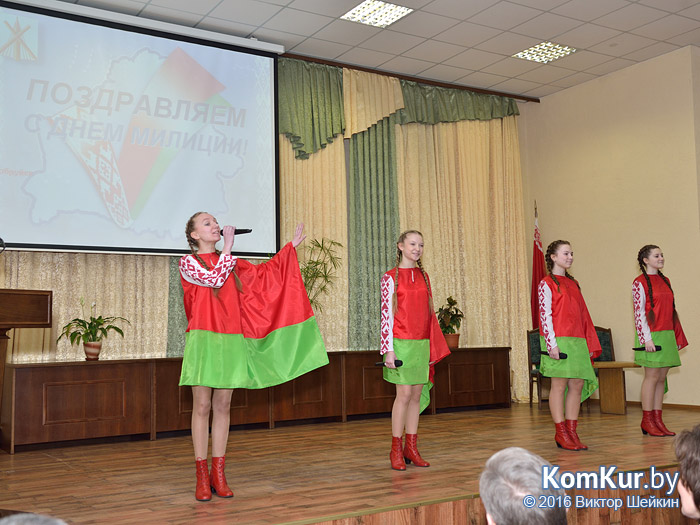 В Бобруйске отметили День белорусской милиции 