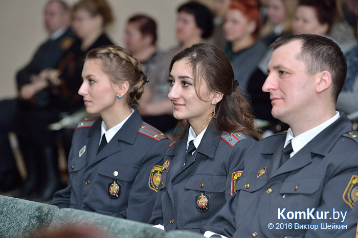 В Бобруйске отметили День белорусской милиции 