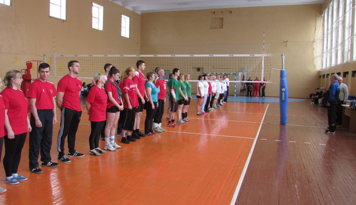 Бобруйские педагоги сыграли в волейбол