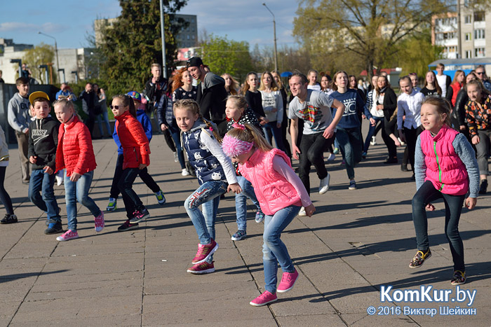 В Бобруйске станцевали за мир!