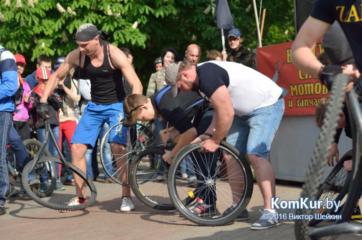 В Бобруйске прошел Международный День Велосипедиста
