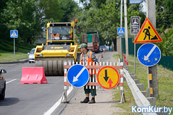 Магистральные улицы Бобруйска были отремонтированы за десять дней