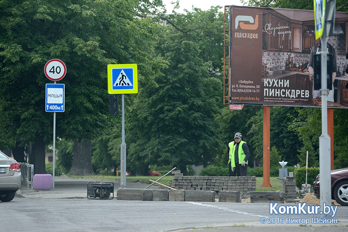 Магистральные улицы Бобруйска были отремонтированы за десять дней