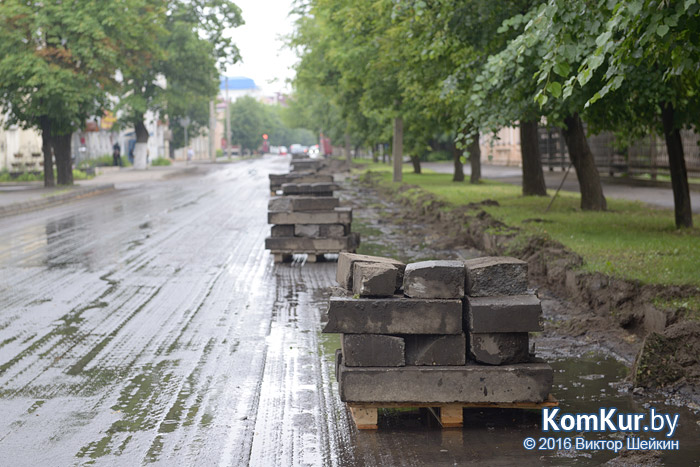Магистральные улицы Бобруйска были отремонтированы за десять дней