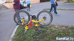 На новой велодорожке в Бобруйске произошло ДТП