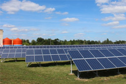 В Щучинском районе заработала солнечная электростанция на 2,5 МВт