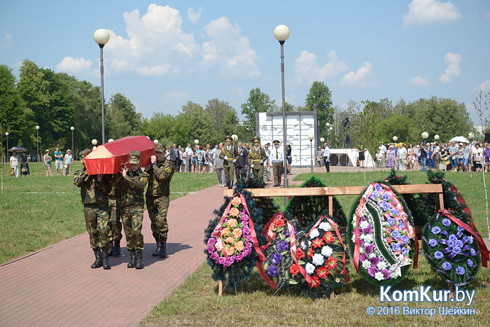 В Бобруйске перезахоронено 49 военнопленных