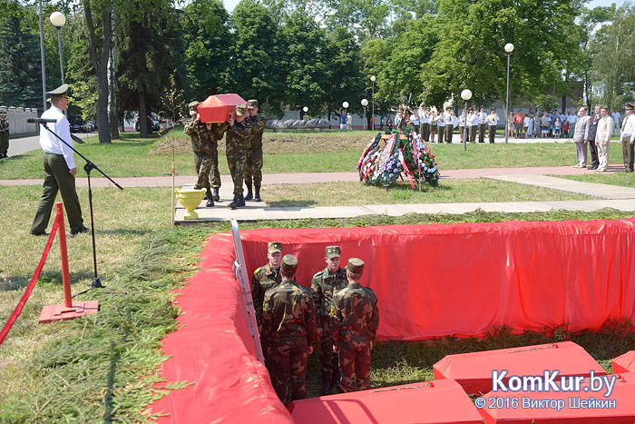 В Бобруйске перезахоронено 49 военнопленных