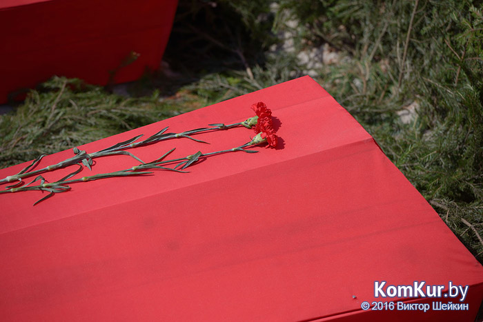 В Бобруйске перезахоронено 49 военнопленных