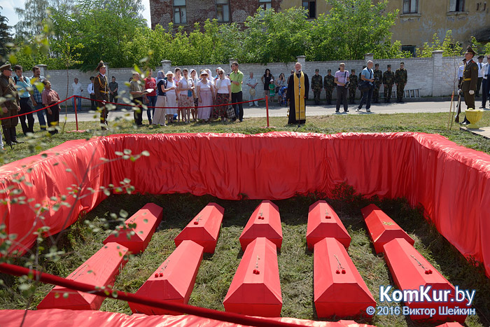В Бобруйске перезахоронено 49 военнопленных