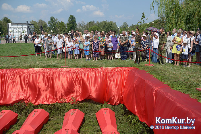 В Бобруйске перезахоронено 49 военнопленных