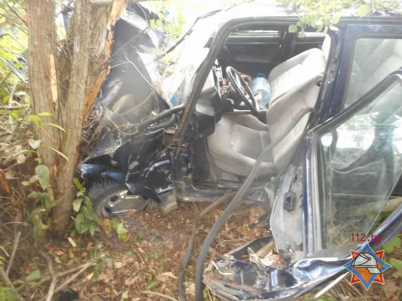 В Бобруйском районе спасатели деблокировали пострадавшую в ДТП