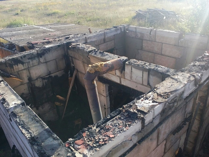 На бобруйщине сгорели три бани 