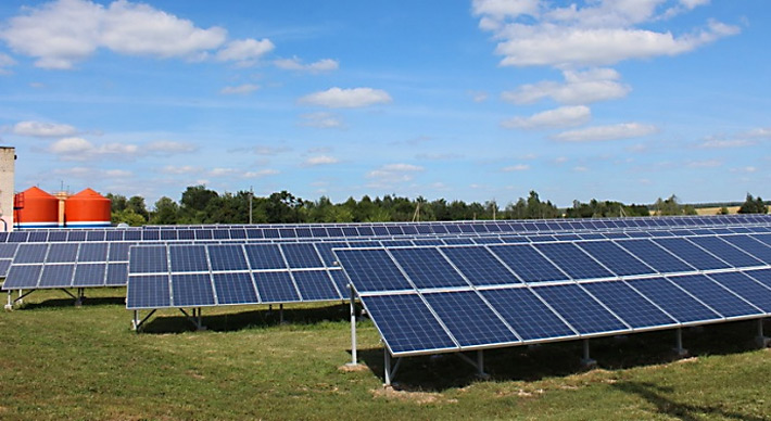 В Щучинском районе заработала солнечная электростанция на 2,5 МВт