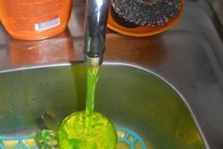 В Бобруйске из крана пойдет зеленая вода