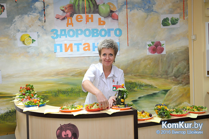 Необычная акция, посвященная Дню здорового питания, прошла в Бобруйске 