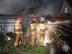 На пожаре в Бобруйске погибла женщина 
