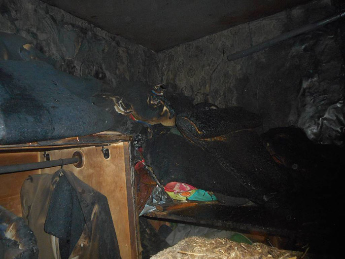 В деревне Михалево-3 горел жилой дом