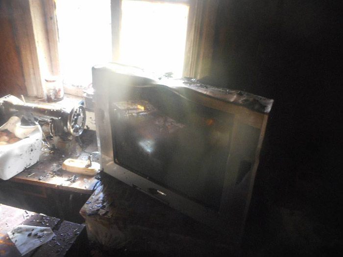 В деревне Михалево-3 горел жилой дом