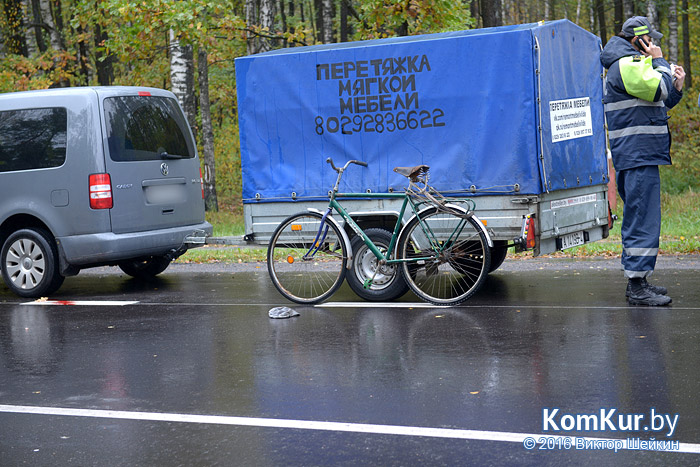 В Бобруйске велосипедист попал под колеса