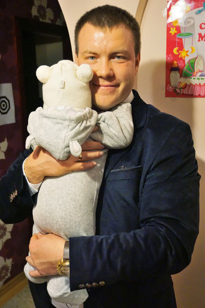 Александр Литопур с дочерью Полиной