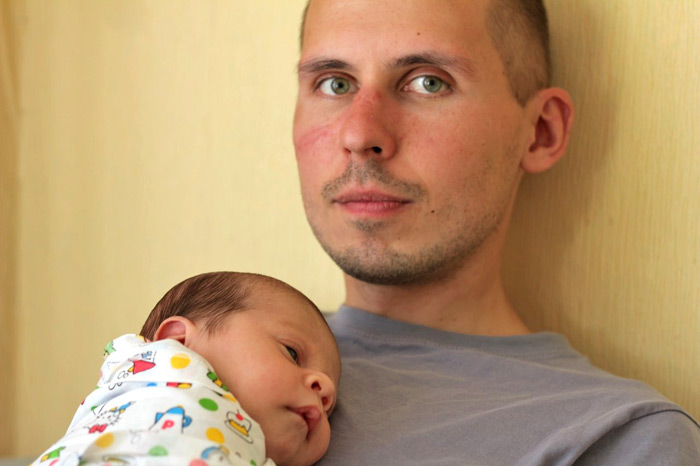 Дмитрий Семенов с сыном Тимофеем