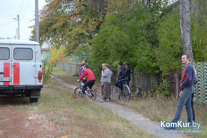 Пожар в деревне Леккерта