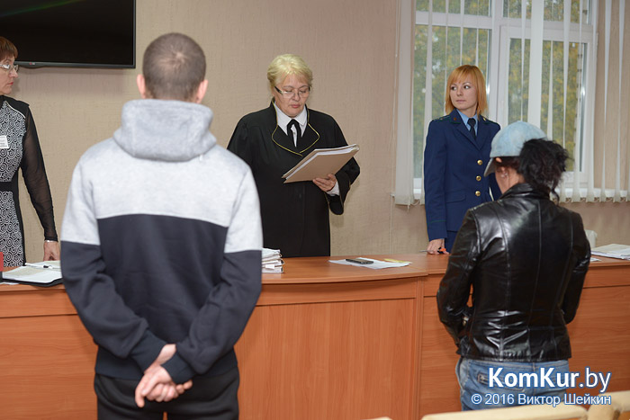 На выездном заседании суда в Бобруйске рассмотрели сразу восемь уголовных дел