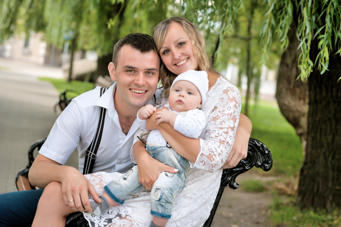 Виталий, Юлия и Дамир Зубринович