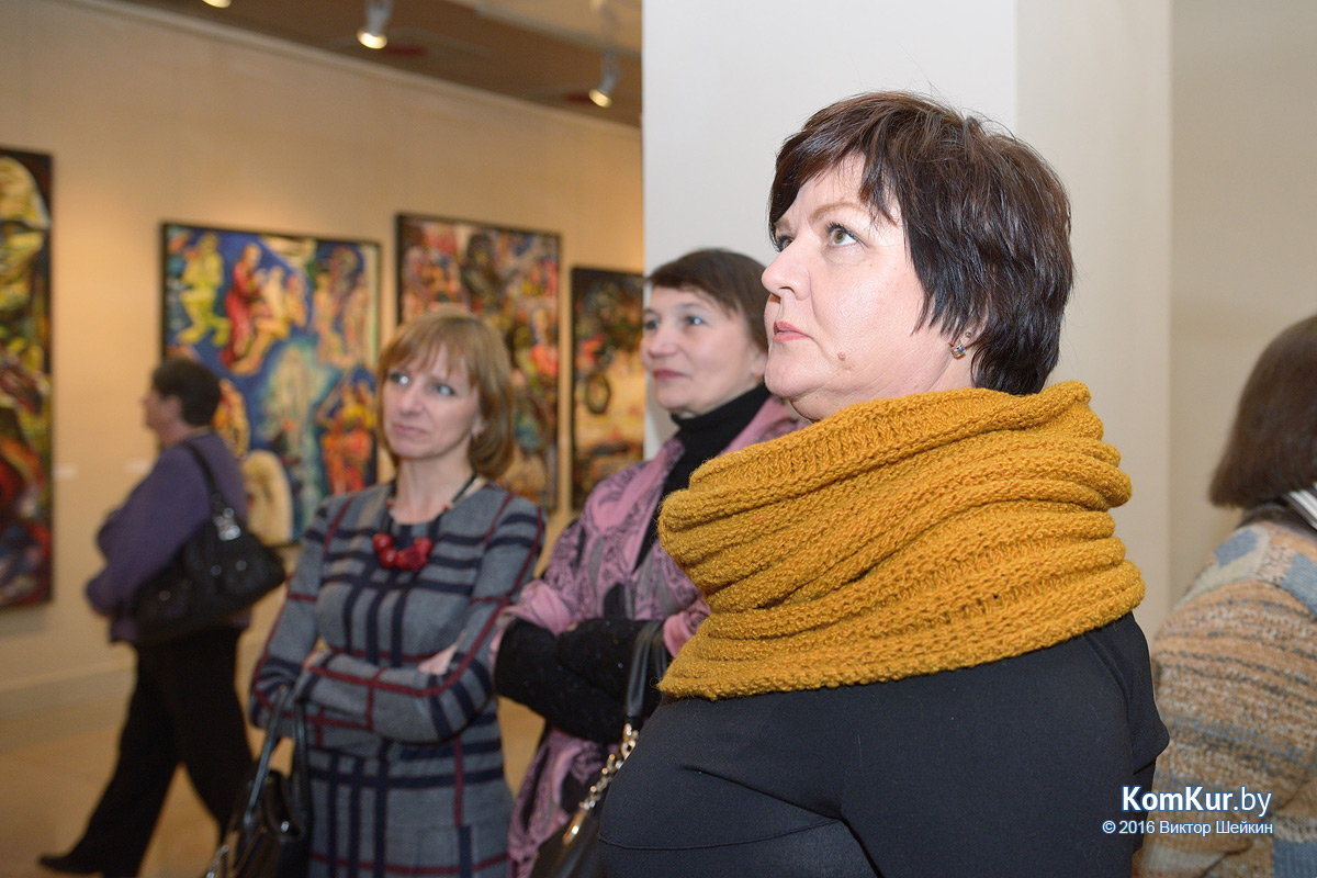 Выставка Рубцова в Бобруйске