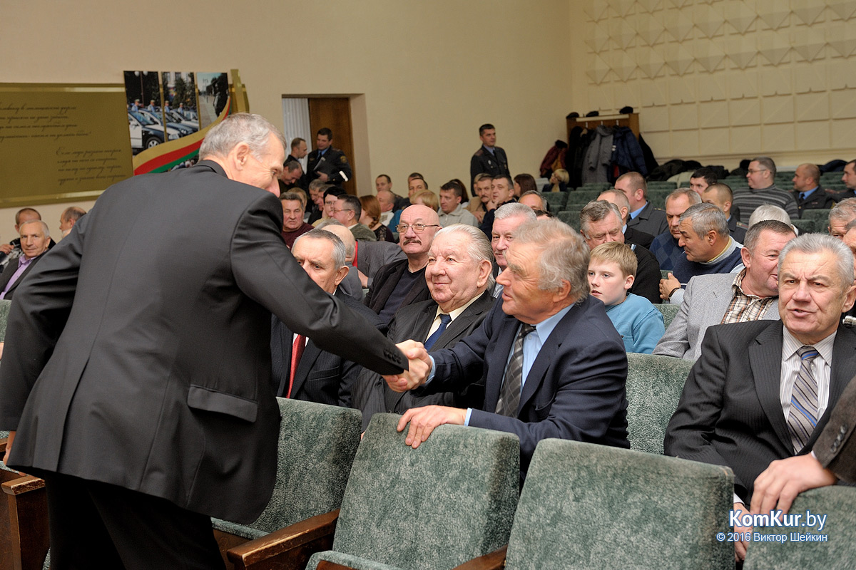 В Бобруйске чествовали ветеранов милиции