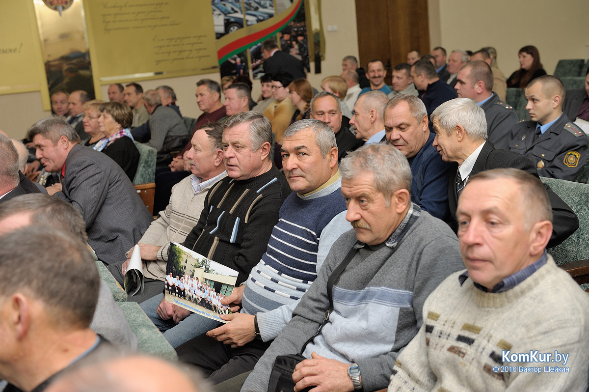 В Бобруйске чествовали ветеранов милиции