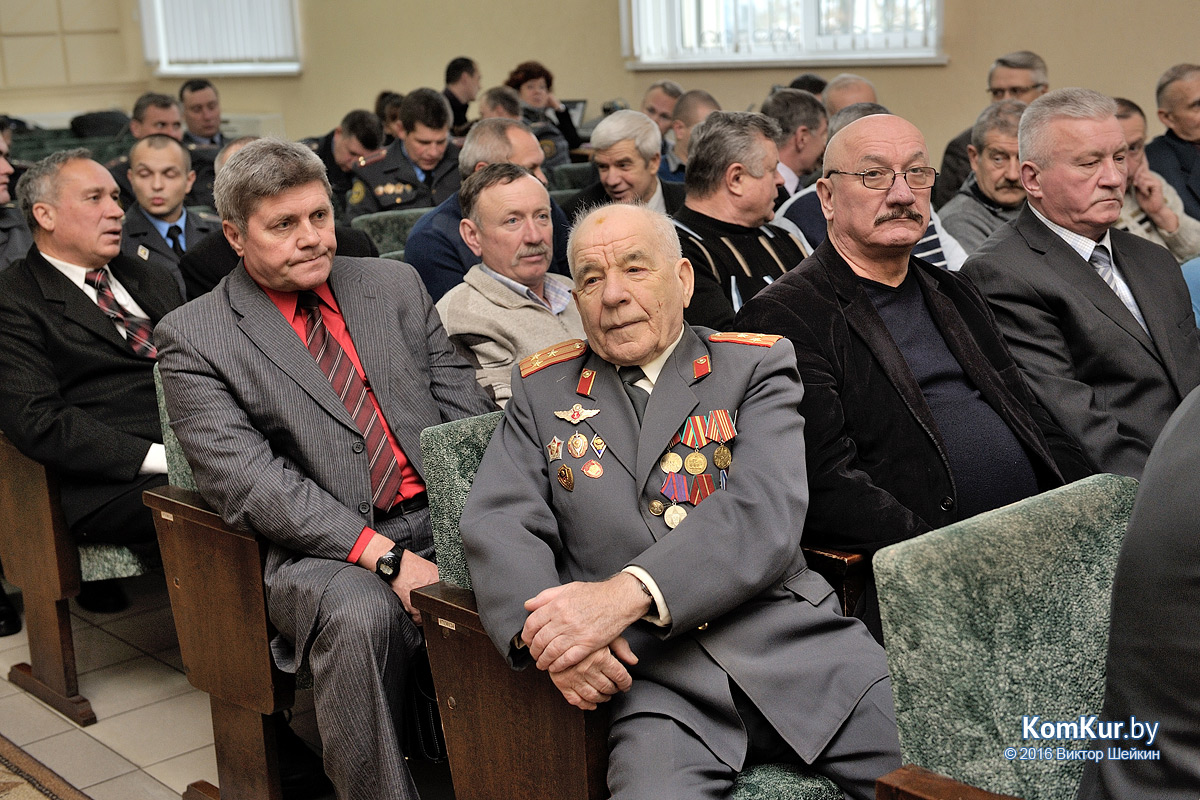 В Бобруйске чествовали ветеранов милиции