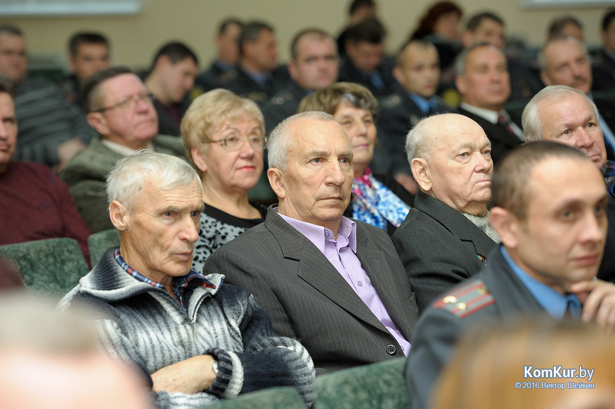 В Бобруйске чествовали ветеранов милиции