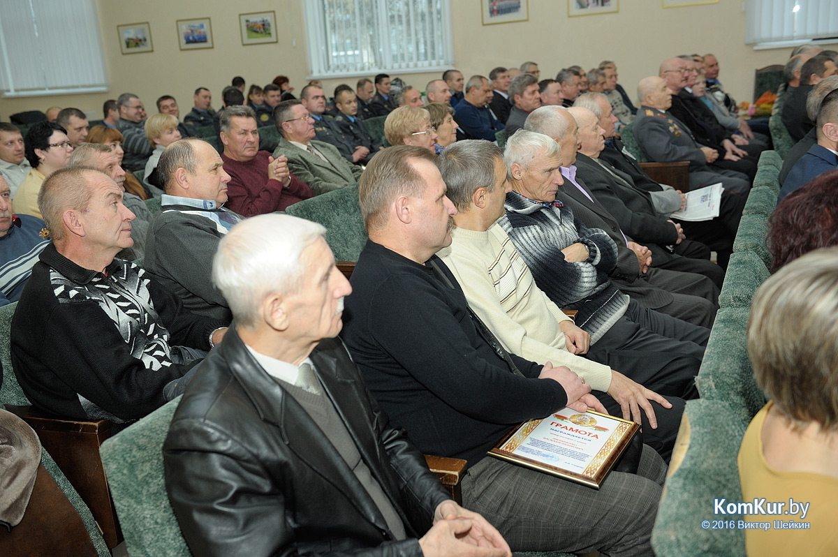 В Бобруйске чествовали ветеранов милиции