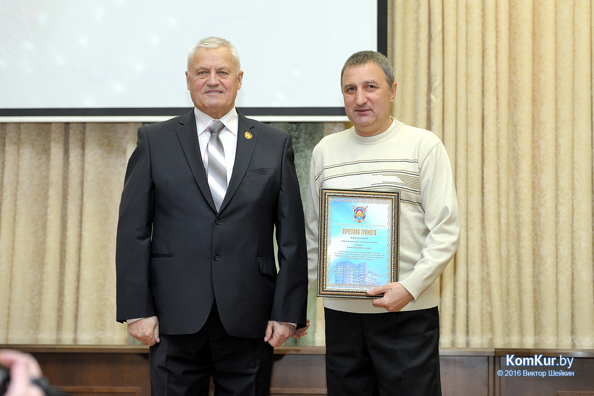 В Бобруйске чествовали ветеранов милиции