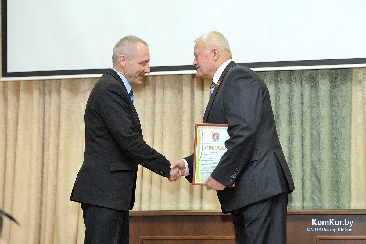 В Бобруйске чествовали ветеранов милиции