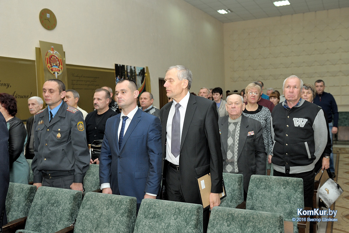 В Бобруйске чествовали ветеранов милиции
