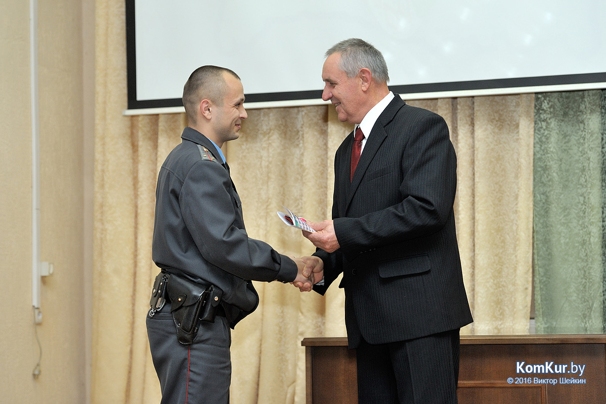 В Бобруйске чествовали ветеранов милиции